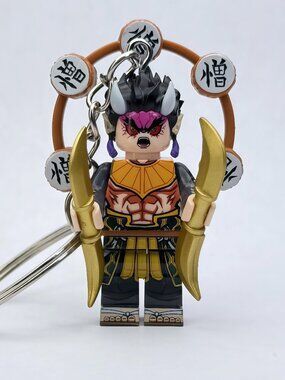 Demon Slayer Hantengu Custom Minifigure Keychain
